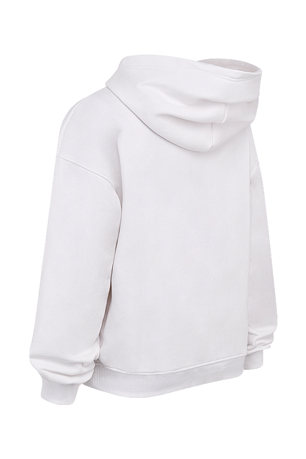 weißer hoodie