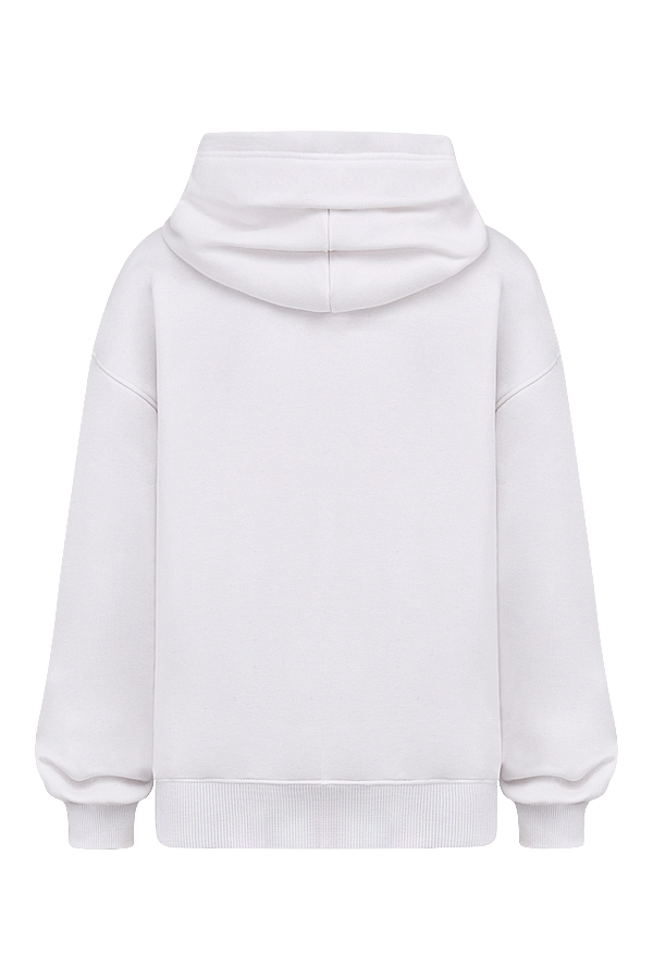 weißer hoodie