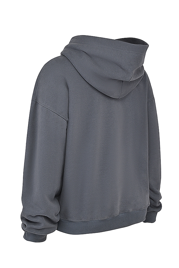 schiefergrauer hoodie