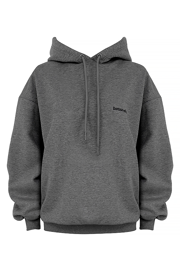 dunkelgrauer oversize-hoodie
