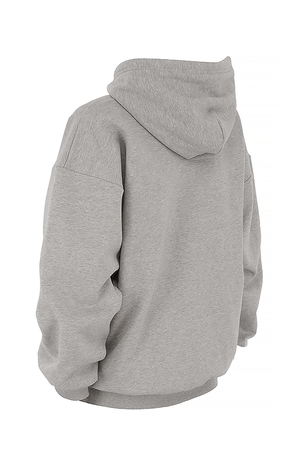 hellgrauer oversize-hoodie