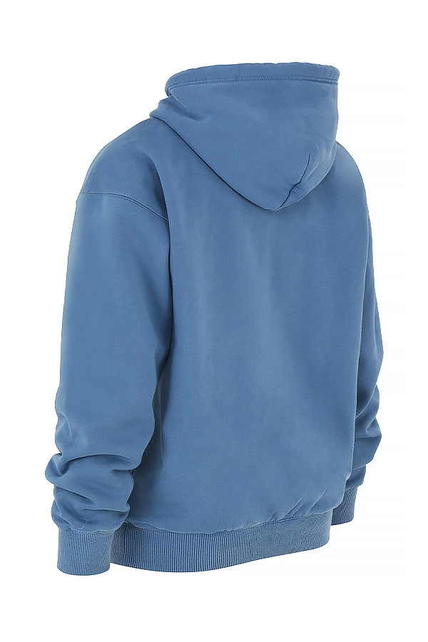 azurblauer oversize-hoodie