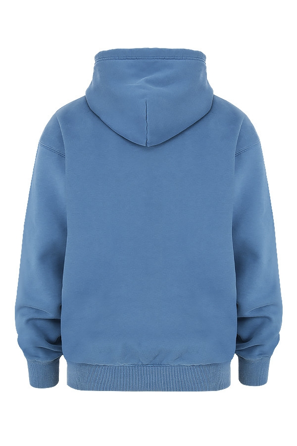 azurblauer oversize-hoodie