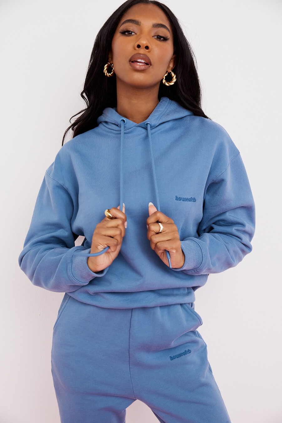 azurblauer oversize-hoodie