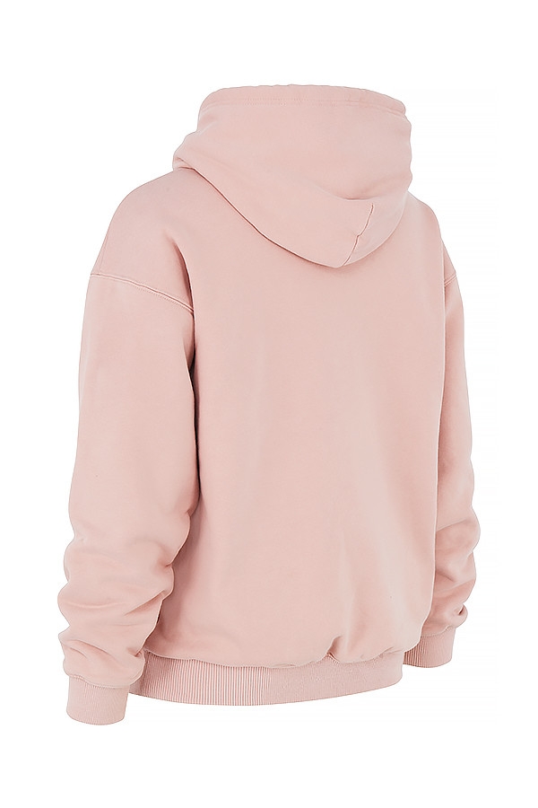 rosafarbener oversize-hoodie