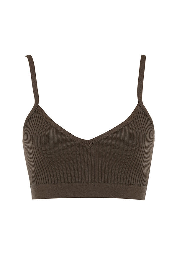 brauner verband-bralette