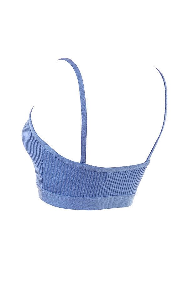 azurblauer verband-bralette