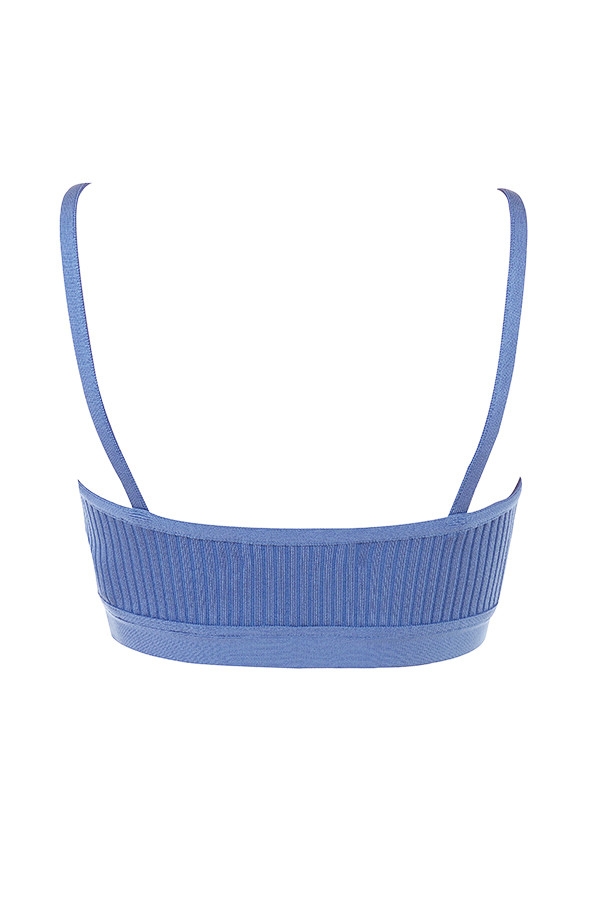 azurblauer verband-bralette
