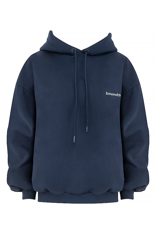 marineblauer oversize-hoodie
