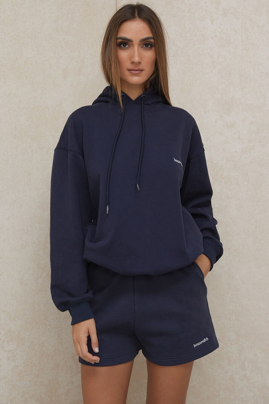 marineblauer oversize-hoodie