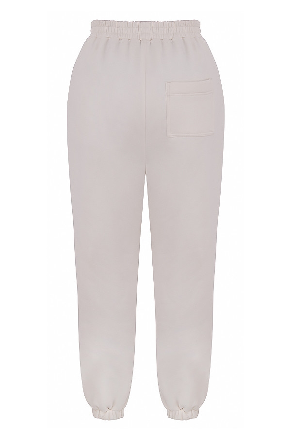 off-white jogginghose mit fleece-rücken