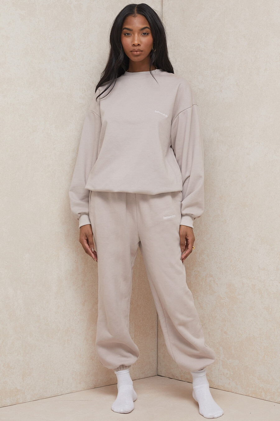 stone fleece back jogginghose