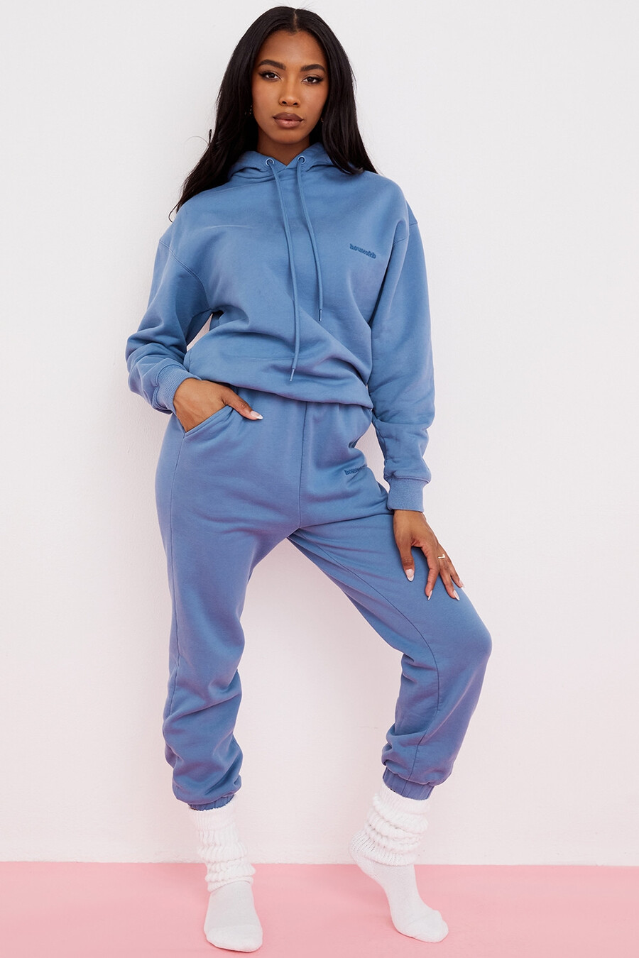 azure fleece back jogginghose