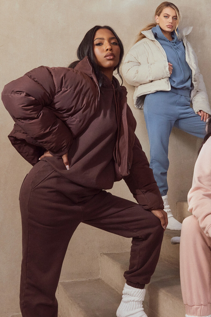 azure fleece back jogginghose