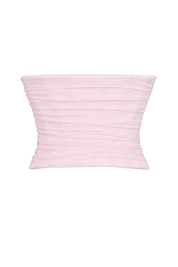 ballerina pink strapless corset