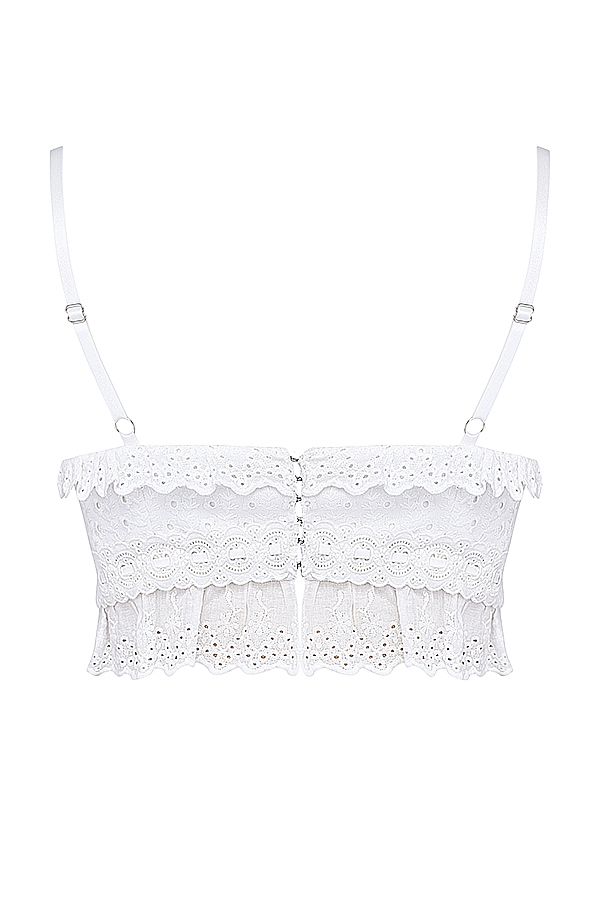 weißes broderie-anglais-bralette-oberteil