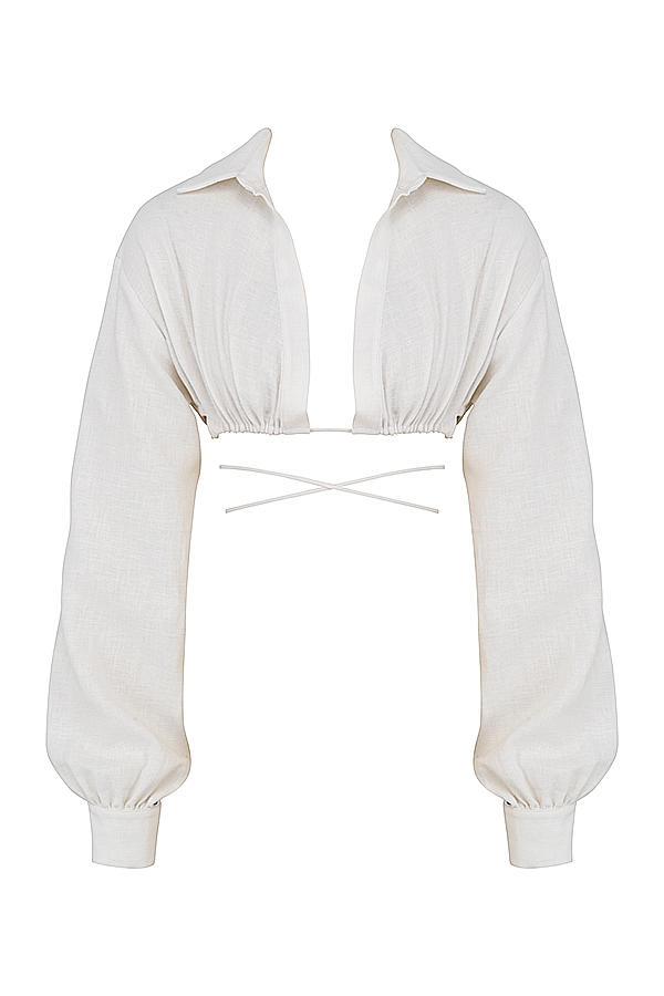 off-white wickel-crop-shirt