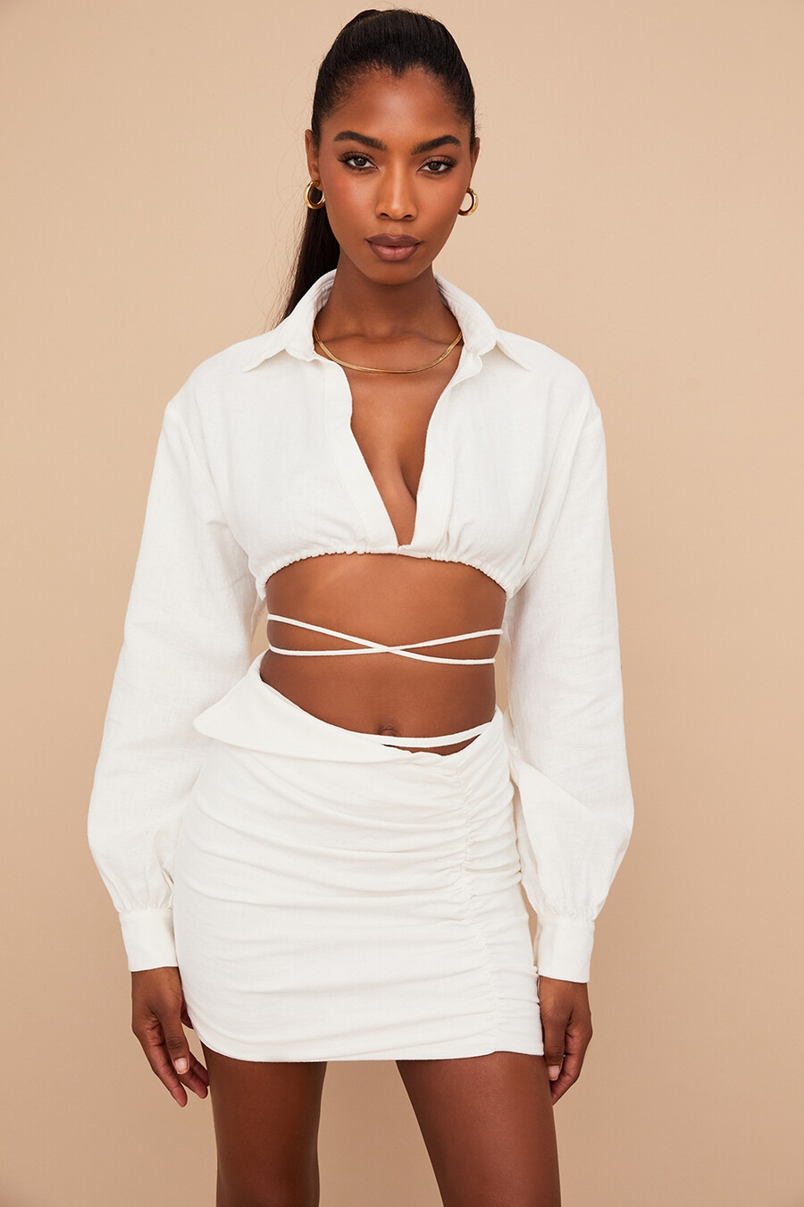 off-white wickel-crop-shirt