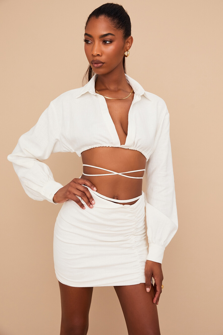 off-white wickel-crop-shirt
