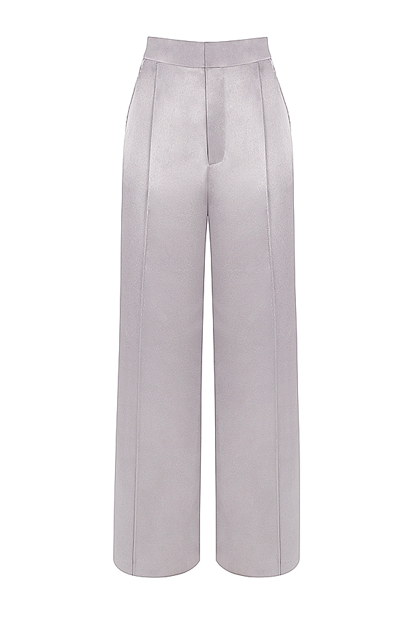 graue satinhose